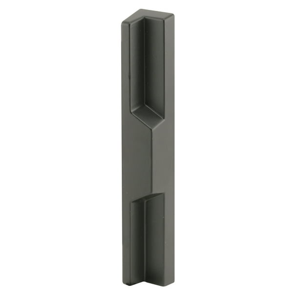 Patio door Plastic Outside handle, Black, 2 hole pattern