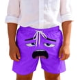thumbnail image 1 of Swim Trunks for Boys Toddler Solid Color Print Breathable Pocket Shorts 1Pc, 1 of 7