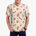 thumbnail image 5 of Wukai Cute Squirrel Fall Men’s Polo Shirts,Quick-Dry Athletic Shirt,Classic Fit Shirts-3X-Large, 5 of 8