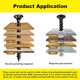 thumbnail image 3 of Tornillos para madera negros profesionales, tornillo de cabeza plana autorroscante de acero inoxidable M4 x 35 mm para una amplia gama de aplicaciones que incluyen electrodomésticos y muebles, 3 of 5