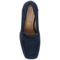 thumbnail image 5 of Journee Womens Malleah Loafer Style Stacked Heel Pumps, Widths Available, 5 of 10