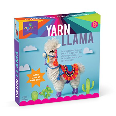 Craft-tastic - Yarn Llama Kit - Craft Kit Makes 1 Yarn-Wrapped Llama ...