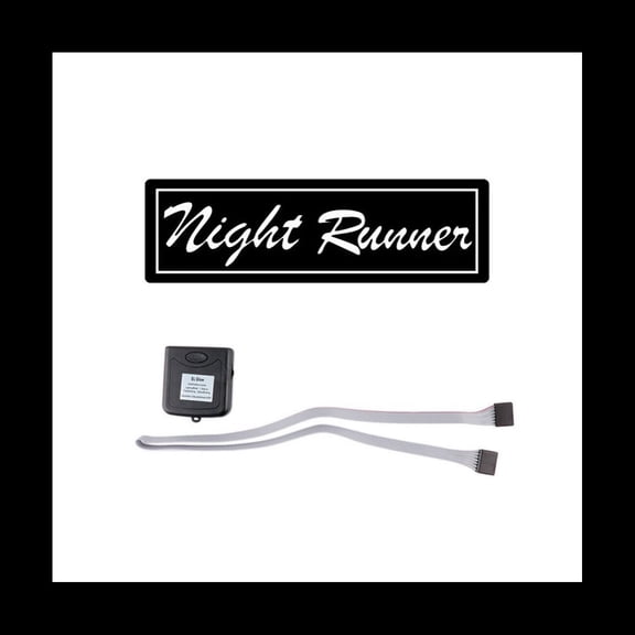 Windshield Night Runner Car LED Light Window Stickers for JDM Glow Panel Decoration Accessories