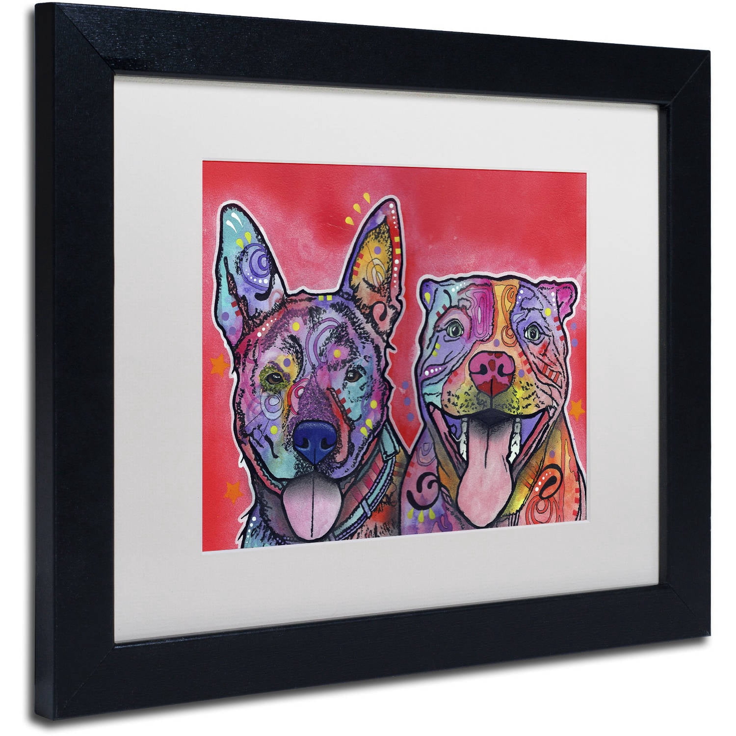 Trademark Fine Art "Latte Hijiki" Canvas Art by Dean Russo, White Matte, Black Frame