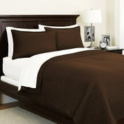 Canopy Kg Coverlet Set Choc Chip