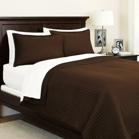 Canopy Kg Coverlet Set Choc Chip