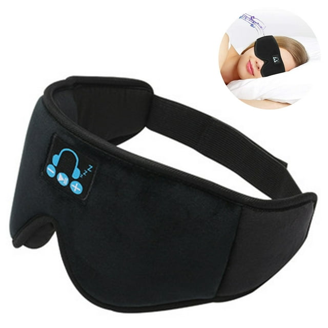 Antifaz Bluetooth inalámbrico 3D-Negro Ormromra 221768-1