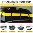 thumbnail image 2 of Elevon Car Rooftop Cargo Carrier Bag Waterproof Roof Rack Storage, Yellow for All Vehicles, 2 of 7