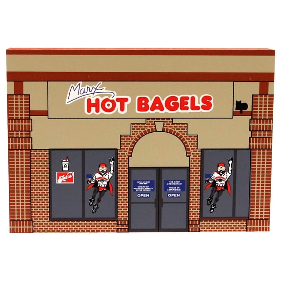 3.50In Marx Hot Bagels, Wood, Landmark Cincinnati Cstm11428