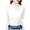 White, variant on Women's Fall Winter Long Sleeve Turtleneck Brown Plain T Shirts High Stretch Neck Warm Underwear Pullover Fit Tees Fall Outfits for Women(Red,XL)