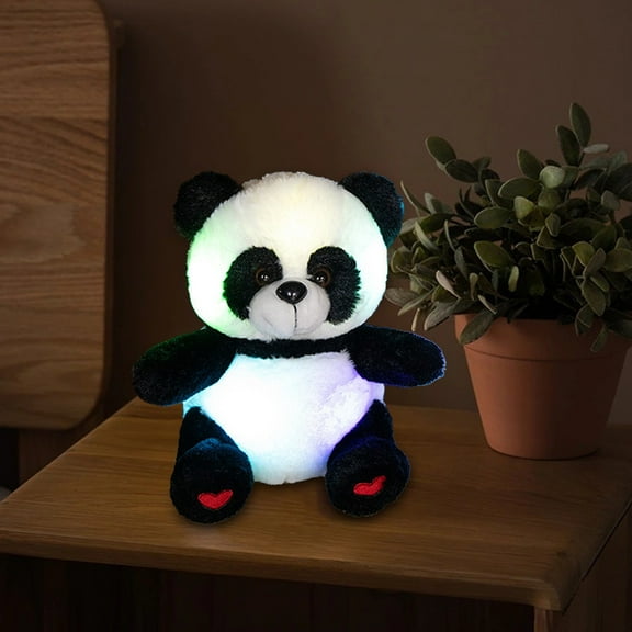 9.8" Panda Stuffed Animals Plush, Cute Plushies for Animal Themed Parties Teacher Student Award, Animal Toys for Baby, Boy, Girls, Great for Nursery, Room Decor, Bed