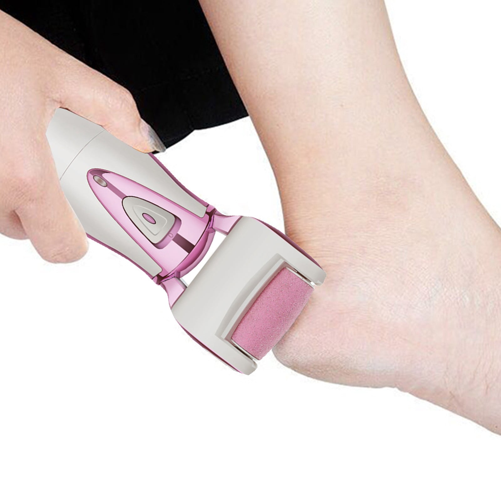 Momihoom Electric Callus Remover: Professional Pedicure Tools Foot Care for Women, Rechargeable Foot Scrubber, Electronic Feet File Pedi Sander Best for Hard Cracked Dry Dead Skin