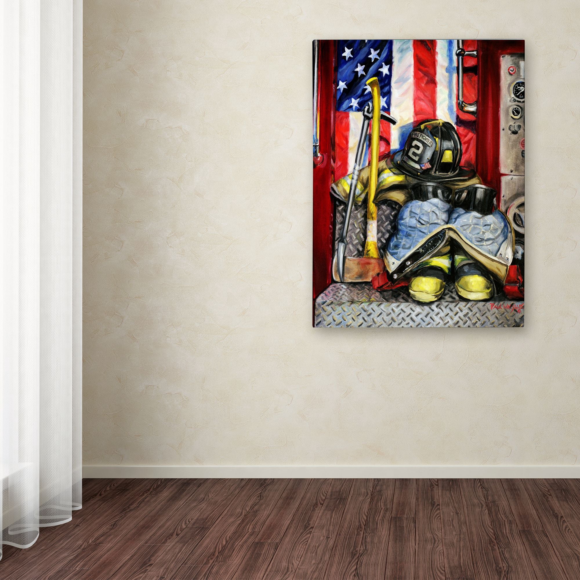 Trademark Fine Art 'Symbols Of Heroism' Canvas Art by Paul Walsh