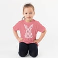 thumbnail image 4 of Bunny Checkered Tshirt for Girls Easter Tee Shirt Cute for Girls Easter Outfit Mauve Shirt 4T, 4 of 4