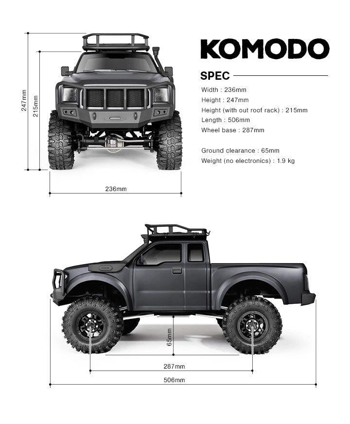 Gmade GMA54016 GS01 4WD Komodo Ready to Run Assembled Off-Road 