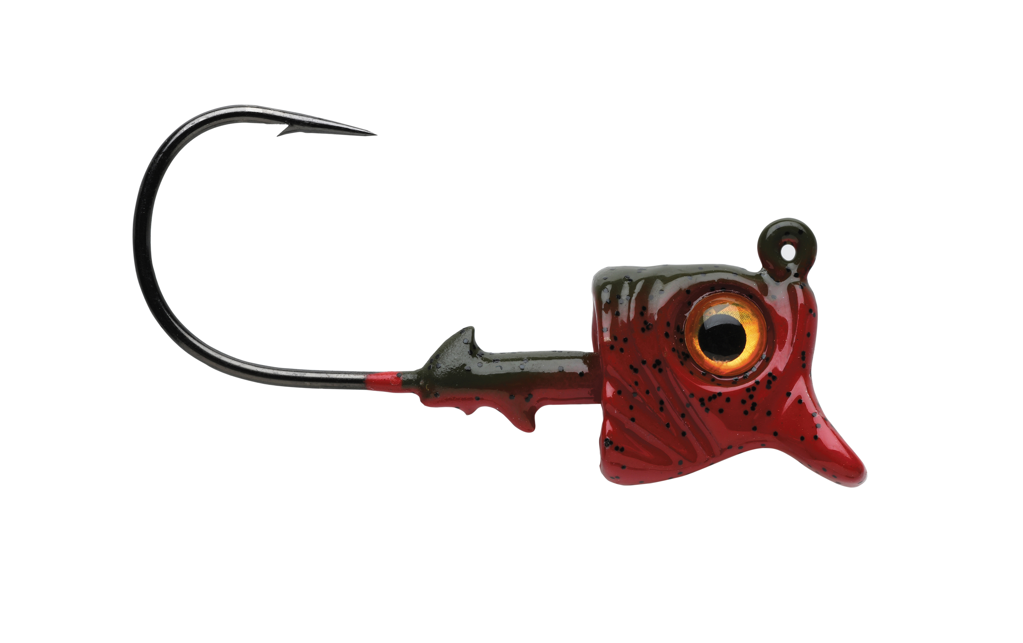 1st Gen Jaw Dropper Bass Leadheads Molten Craw 3/16oz 2/0 4pk