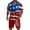 Dark Blue #78, variant on 250th Anniversary Usa Short Sets Men T Shirt Shorts U.s. 250th Anniversary Tracksuits American Flag Usa Star Stripes Summer American Birthday Clothing Sets Deep Red XL