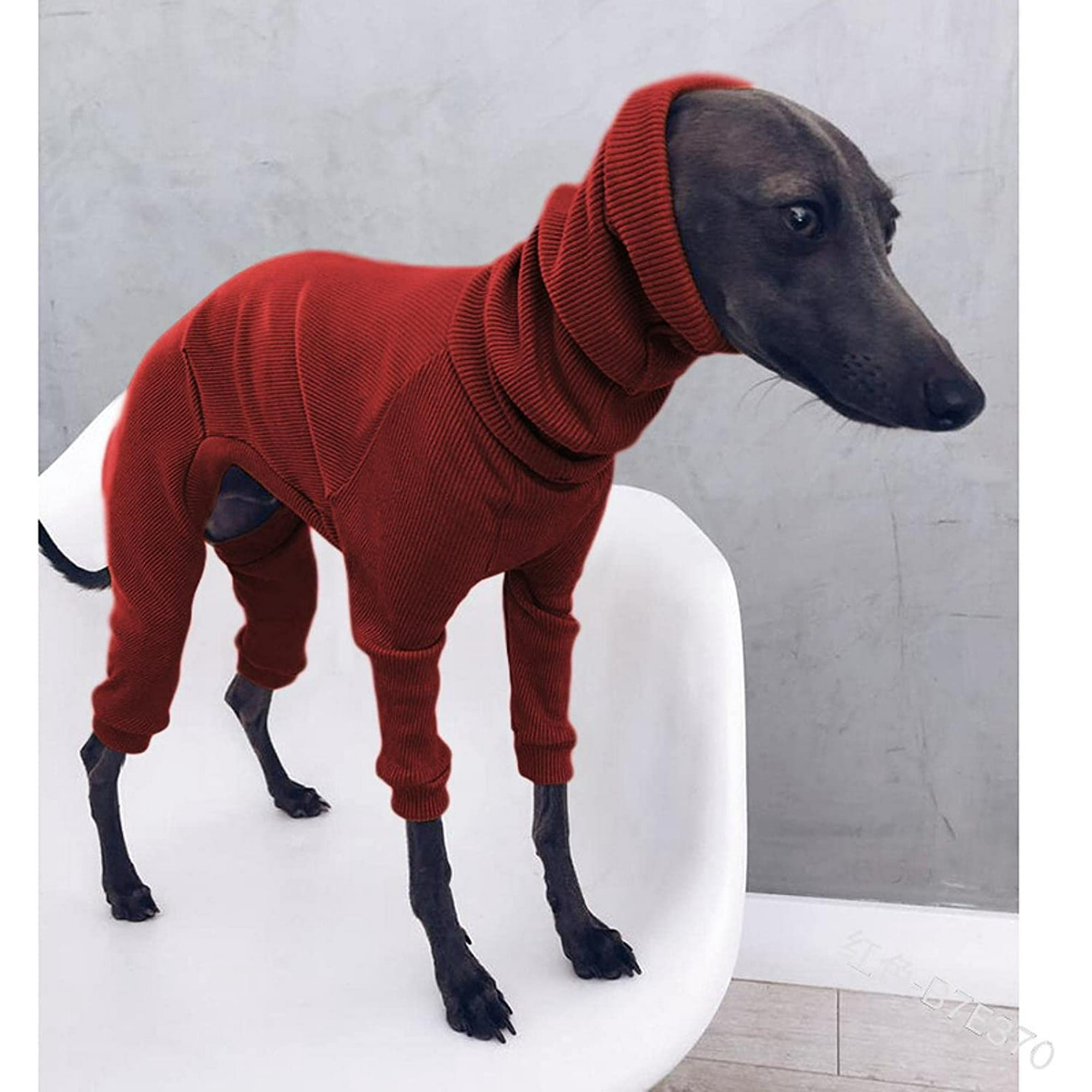 Ruinuo Italian Greyhound Clothes Lightweight Dog Jumpsuit For Medium Large Big Dogs Pet Onesies Pajamas For Shepherd Shirt Grey S