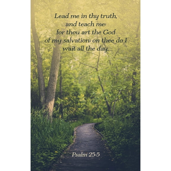 Legacy Bulletin: Teach Me (Package of 100): Psalm 25:5 (Kjv), (Paperback)
