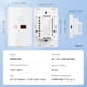 thumbnail image 5 of Tuya Smart WiFi Calentador de Agua Interruptor Panel de Pared TáCtil 20A Temporizador Control Trabajo Hogar Inteligente para Home A, 5 of 5