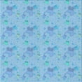 thumbnail image 1 of Ahgly Company Indoor Square Patterned Butterfly Blue Area Rugs, 6' Square, 1 of 6