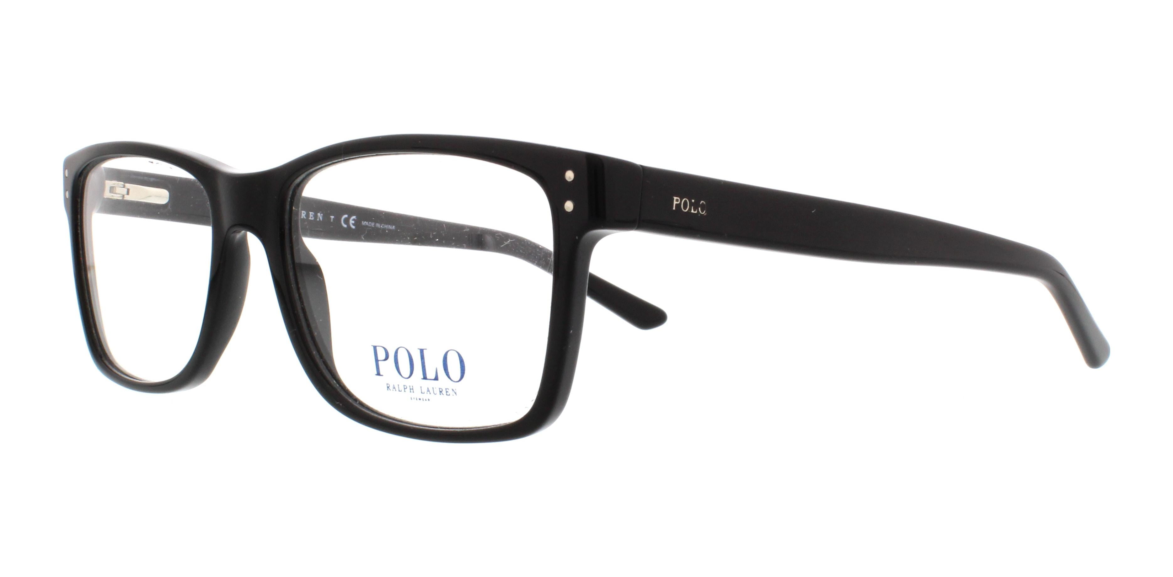 POLO Eyeglasses PH2057 5001 Black 55MM - Walmart.com