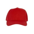 thumbnail image 2 of Top Headwear  Men's Plain Baseball Cap - Adjustable Solid Color Ball Hat For Men or Women Red, 2 of 4