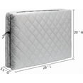 thumbnail image 2 of Indoor Air Conditioner Cover Window AC Unit Cover with Drawstring Double Insulation for Inside(28"x20"x3.5"), 2 of 8