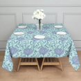 thumbnail image 6 of 52x52 Inch Waterproof Square Tablecloth, Thickened Polyester Table Cover for Dining & Parties, Floral Print, 6 of 6