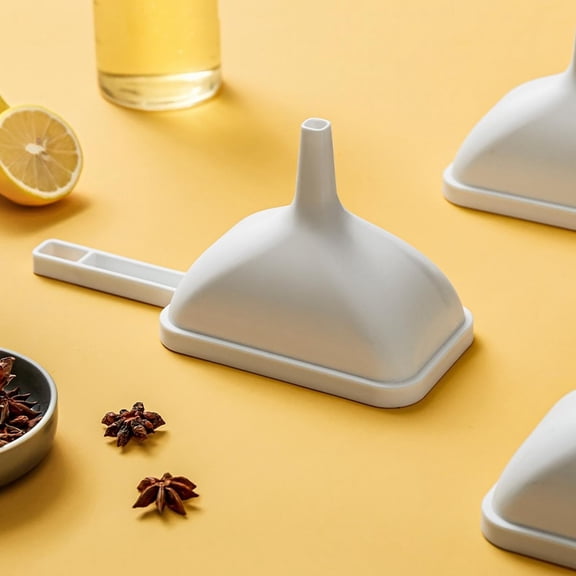 Lloopyting 1*Funnel Clearance! Rectangular Funnel With Handle Funnels For Kitchen Use Filling Bottles Kitchen Funnel,Kitchen Funnel Washable Multipurpose Funnel For Liquid Oils Dry Ingredients