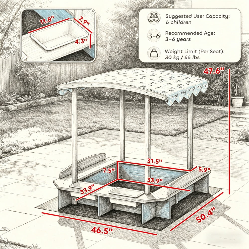Wooden Sandbox