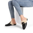 thumbnail image 7 of BURUDANI Women Buckle Backless Flats Mules Slip-On Dressy Casual Loafer Slides Comfort Shoes, 7 of 7