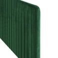 thumbnail image 3 of Tufted Headboard, Twin Size, Velvet, Green, Modern Contemporary Urban Design, Bedroom Master Guest Suite, 3 of 10