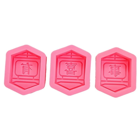 

Art Silicone Soap Mold Household Cake Molds DIY Handmade Exquisite Chinese Character Chocolate Candy Sugar Craft