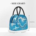 thumbnail image 2 of Daiia Heart Shaped Cloud Pattern Lunch Bag , Insulated Lunch Box, Small Leakproof Cooler Food Lunch Containers Reusable High Capacity Lunch Tote Bags-One Size, 2 of 6