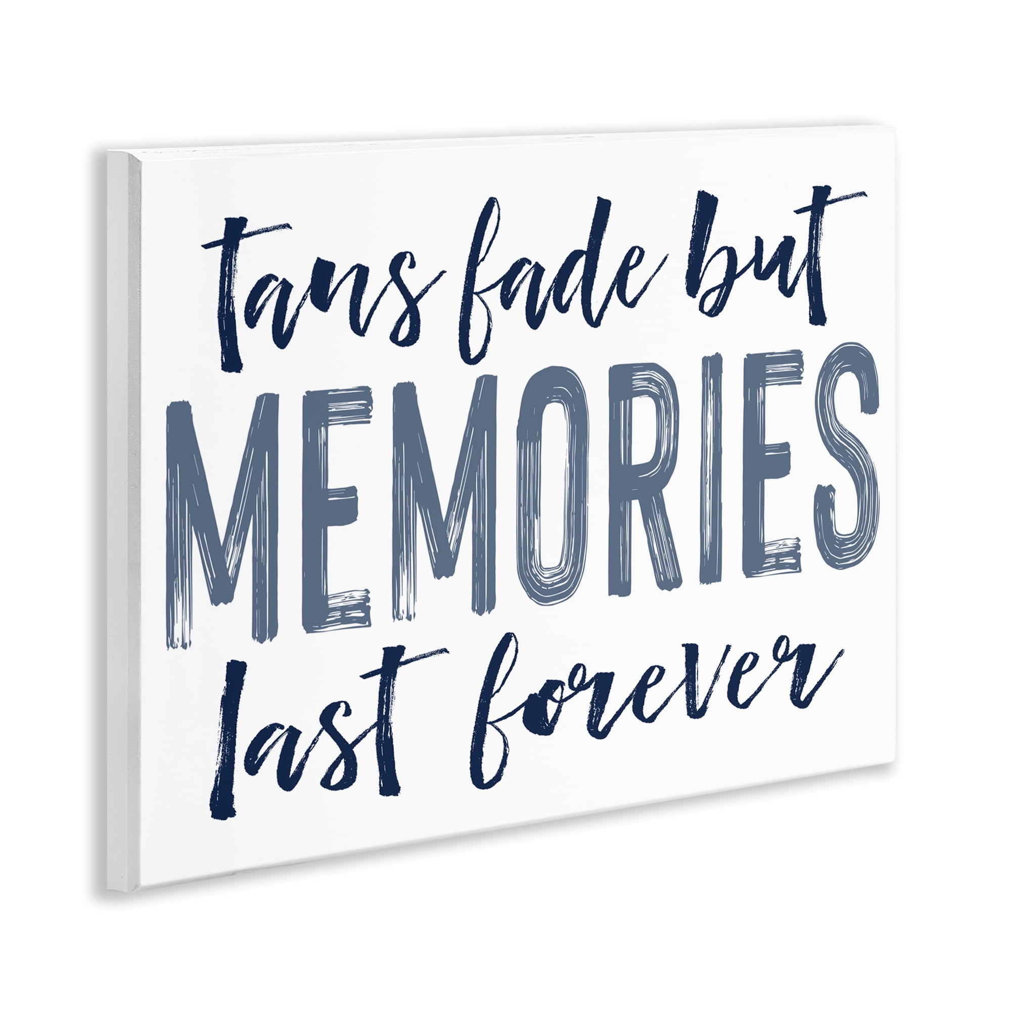 Summer Memories Last Forever Wall Plaque Art, design by Lettered and Lined