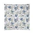 thumbnail image 2 of Watercolor Blue Floral Design Comforter, 2 of 2