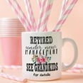 thumbnail image 2 of Retirement Gifts for Women,Retired Under New Management See Grandkids For Details Coffee Mug,Happy Retirement Mug for Women 2024,Funny Retirement Gifts for Coworker, 2 of 6
