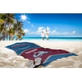 thumbnail image 2 of Chicago Blackhawks NHL Jersey Personalized Beach Towel, 30" x 60", 2 of 2