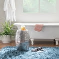 thumbnail image 6 of Powell Shanice Round Lace Cut Metal Indoor Accent Side Table, 19" Tall, Silver, 6 of 6