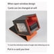 thumbnail image 2 of 100+ Game Card Box Card Storage Box Portable Packaging Box -Black & Red, 2 of 5