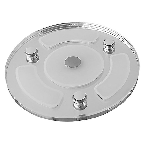 Lámpara Led con atenuador de presión doble azul/blanco, luz de techo Circular Led de 12-30v CC Compatible con Rv Caravan Moto