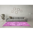 thumbnail image 3 of Ahgly Company Indoor Rectangle Medallion Purple Traditional Area Rugs, 4' x 6', 3 of 4