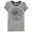 Grey - hthrgrey, variant on Mighty Fine Womens Armed Forces Ringer Graphic T-Shirt, Grey, Juniors, Large