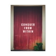 thumbnail image 2 of Inspirational Wall Art Conquer From Within Motivational Print Ready to Hang Artwork Unframed, 2 of 13