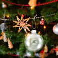 thumbnail image 4 of 6 adornos navideños de plástico, esferas planas transparentes de 10 cm, rellenables, para colgar en el árbol de Navidad. Discos planos para manualidades, decoración navideña y bodas. Transparentes., 4 of 7