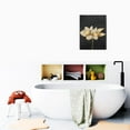 thumbnail image 6 of Minimalist Brown Flowers Abstract Wall Art on Canvas Stylish 12X16 inch Contemporary Print for Bedroom, Bathroom, and Living Room Decor, 6 of 7