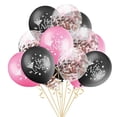 thumbnail image 2 of 15 globos de látex metálicos brillantes con lentejuelas, confeti y cintas para decoración de fiestas. 2, 2 of 9