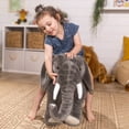 thumbnail image 6 of Melissa & Doug Giant Elephant - Lifelike Stuffed Animal (over 3 feet long), 6 of 9