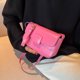 thumbnail image 4 of Sywqhk Bolso Bandolera De Pu De Color Caramelo A La Moda, Bolso Pequeño Para Mujer, Bolso De Hombro (Rosa) Sywqhk Para estrenar, 4 of 9